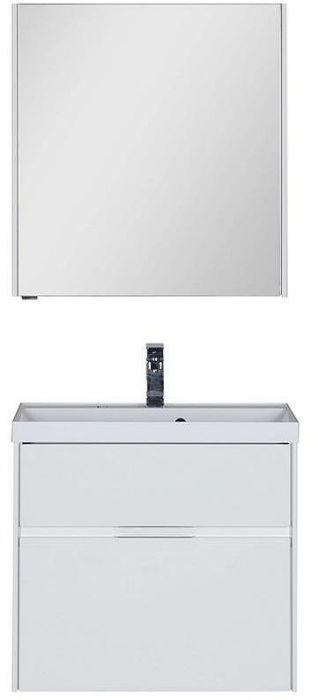 Комплект мебели для ванной Aquanet Латина 70 180123 подвесной Белый