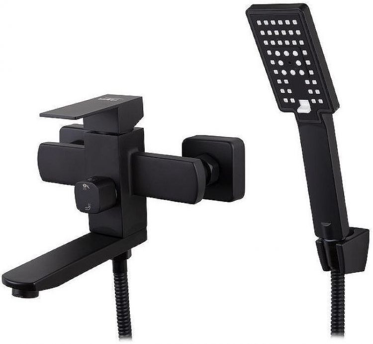 Смеситель для ванны Viko V-7742 Черный матовый