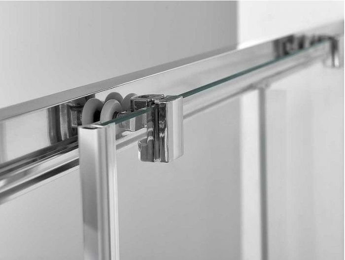 Душевой уголок Vincea Alpha 130x90 VSR-3AL9013MT профиль Хром стекло текстурное