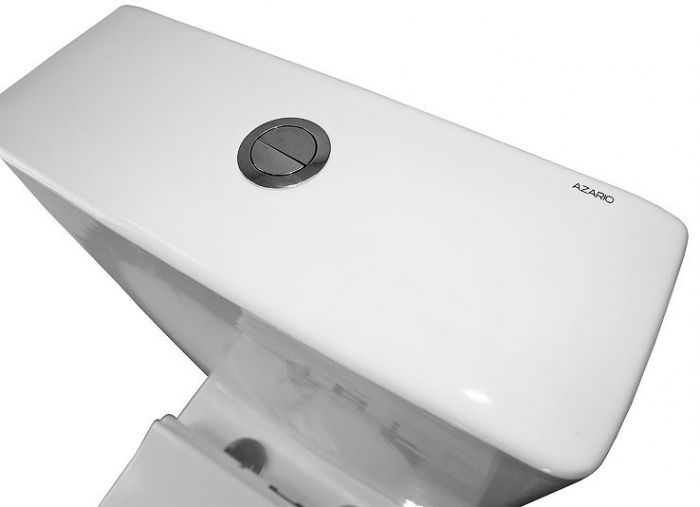 Унитаз компакт Azario Mirada AZ-1288A цвет Белый с бачком и сиденьем Микролифт