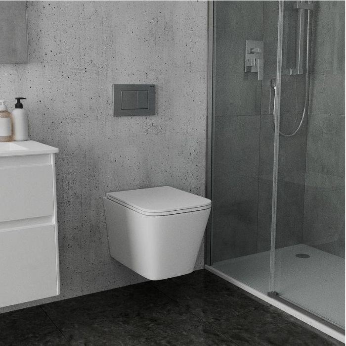 Унитаз Sintesi SIN-TS-BLT-172 подвесной цвет Белый с сиденьем Микролифт