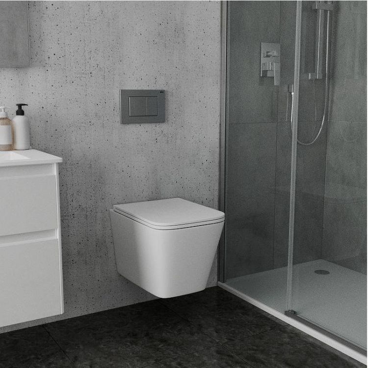 Унитаз Sintesi SIN-TS-BLT-172 подвесной цвет Белый с сиденьем Микролифт