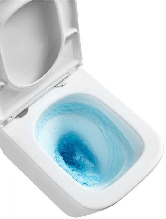 Унитаз Sintesi SIN-TS-BLT-172 подвесной цвет Белый с сиденьем Микролифт