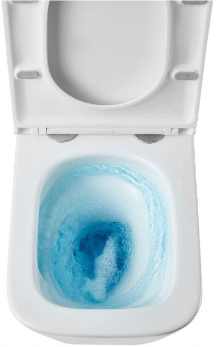 Унитаз Sintesi SIN-TS-BLT-172 подвесной цвет Белый с сиденьем Микролифт