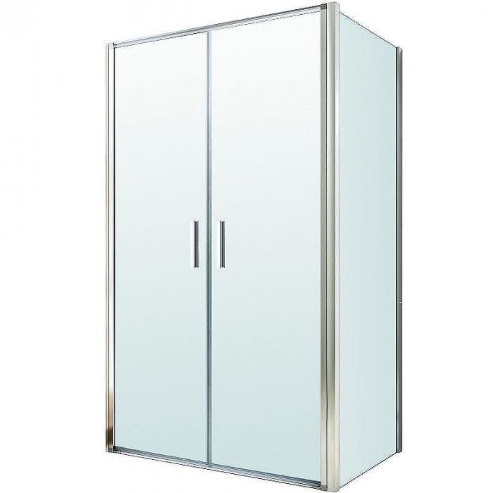 Душевой уголок Berges Legos LS-3 100х80 061048 профиль Хром стекло прозрачное