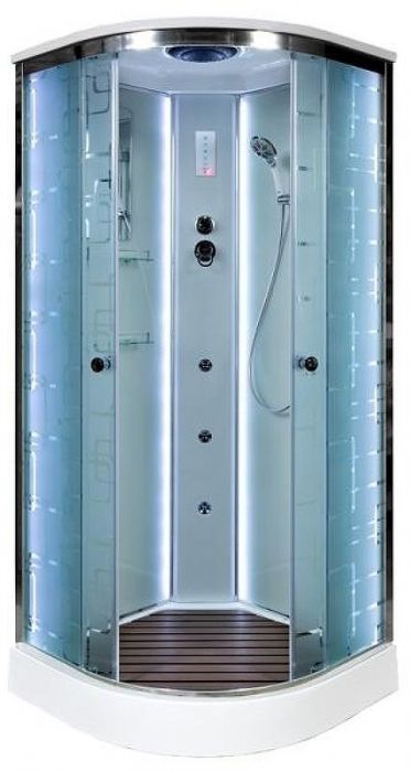 Душевая кабина Avacan 100 EM1510LED+GM с гидромассажем