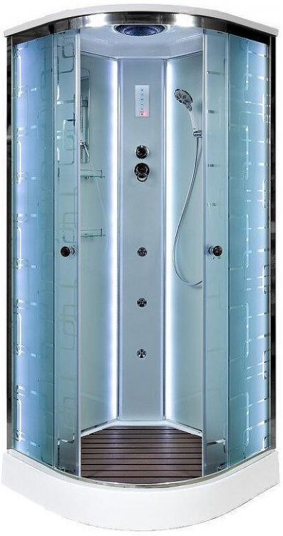 Душевая кабина Avacan 100 EM1510LED+GM с гидромассажем