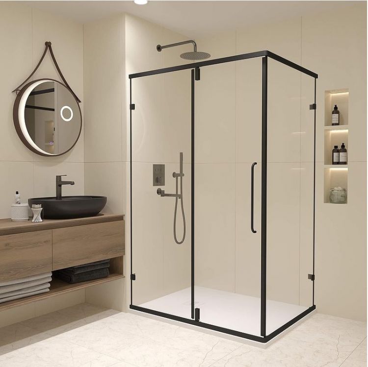 Душевой уголок RGW Classic CL-046B 120x90 350904629-14 профиль Черный матовый стекло прозрачное Душевой уголок RGW Classic CL-046B 120x90 350904629-14 профиль Черный матовый стекло прозрачное