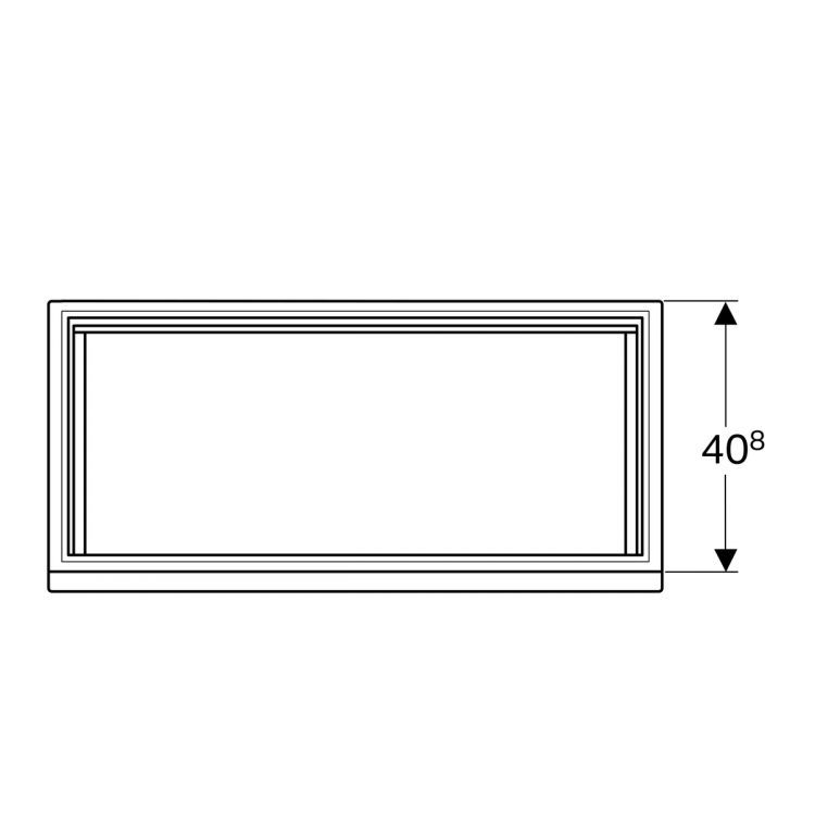 Тумба под раковину Geberit Renova Nr. 1 Plan , 93x44, светлый вяз [869102000]