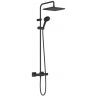 Hansgrohe Vernis Shape Душевая система, с термостатом, цвет: черный матовый