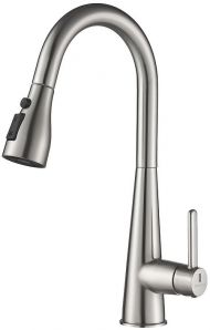 Смеситель для кухни Shevanik S363L цвет Сатин