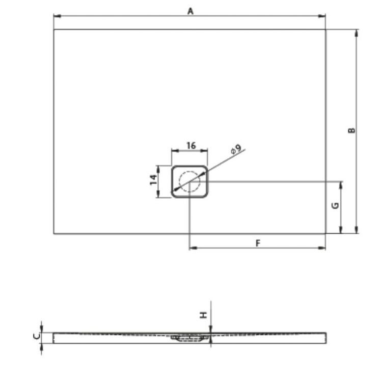 Душевой поддон BASEL BLACK 414 100х90 см цвет чёрный глянец DC241600000000S Душевой поддон BASEL BLACK 414 100х90 см цвет чёрный глянец DC241600000000S
