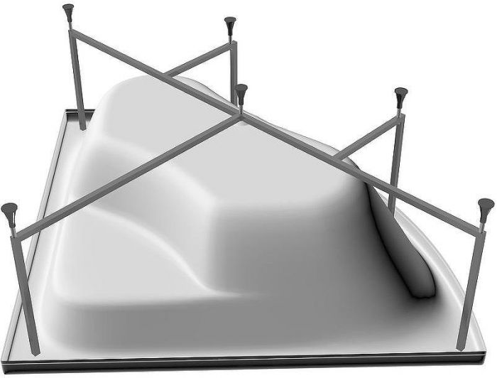 Акриловая ванна Relisan Rona 130х130 Гл000011627 без гидромассажа