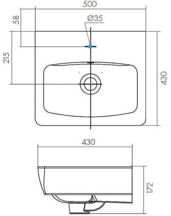 Раковина Santek Нео 50 1WH302184 Белая