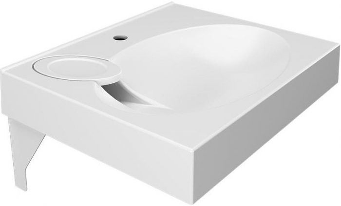 Раковина Paola Liguria 60x50 на стиральную машину Белая глянцевая