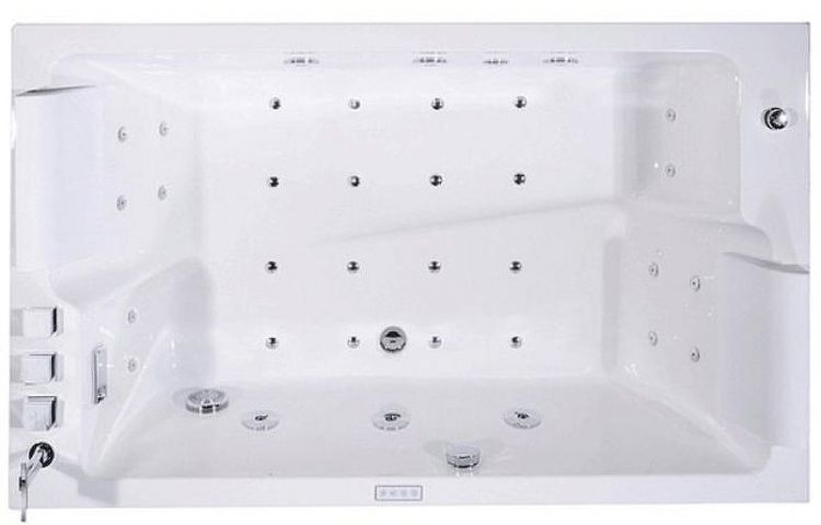 Акриловая ванна Orans 100x170 L 62115l0 с гидромассажем Акриловая ванна Orans 100x170 L 62115l0 с гидромассажем