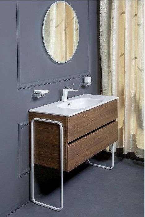 Тумба под раковину Boheme Armadi Art Vallessi 120 837-120-D подвесная Dark Oak