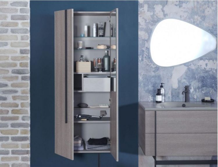 Шкаф-пенал Jacob Delafon Nouvelle Vague EB3048-E73 фактурный дуб Шкаф-пенал Jacob Delafon Nouvelle Vague EB3048-E73 фактурный дуб