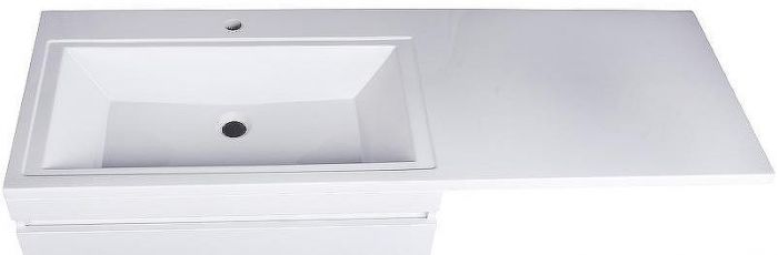 Тумба под раковину Style Line Даллас Люкс Plus 140 L СС-00002385 Белая