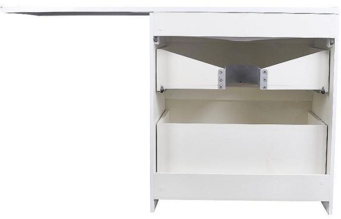 Тумба под раковину Style Line Даллас Люкс Plus 140 L СС-00002385 Белая