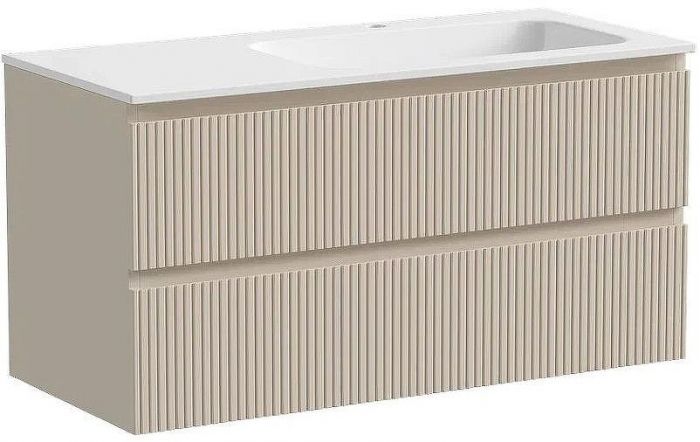 Тумба под раковину Sancos Snob T 100 R SNT100RCE подвесная Beige Soft