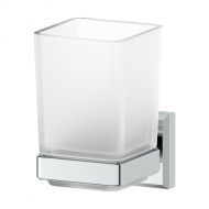 Держатель со стаканом (матовое стекло; хром) 9921A Держатель со стаканом (матовое стекло; хром) 9921A