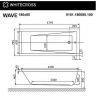 Акриловая ванна Whitecross Wave 180x80 0101.180080.100.SOFT.WH с гидромассажем Акриловая ванна Whitecross Wave 180x80 0101.180080.100.SOFT.WH с гидромассажем