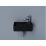 Умывальник CERAMICANOVA Element подвесной прямоугольный (чаша слева, отверстие под смеситель справа) цвет черный матовый CN5045MB