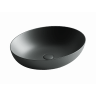 Умывальник CERAMICANOVA Element чаша накладная овальная (цвет Темный Антрацит Матовый) CN6017MDH