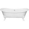 Чугунная ванна Elegansa Nadia 180x80 ножки Белые