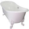 Чугунная ванна Elegansa Nadia 180x80 ножки Белые