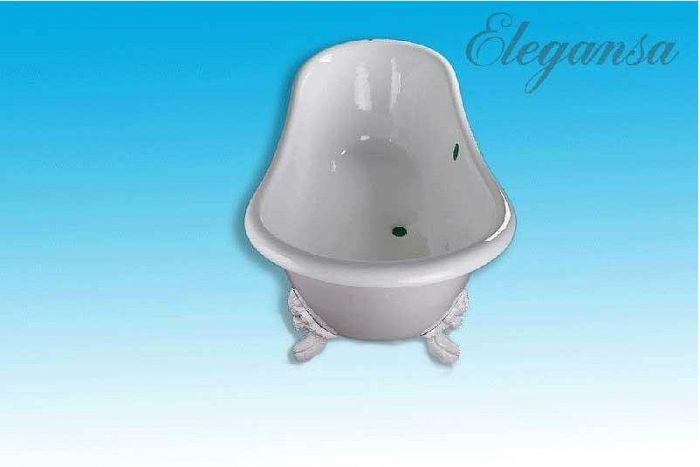 Чугунная ванна Elegansa Nadia 180x80 ножки Белые