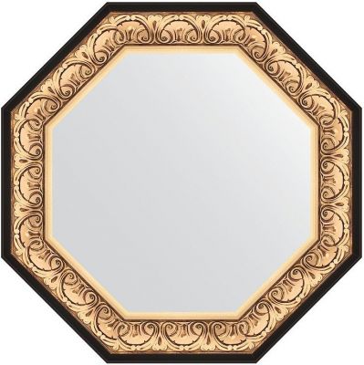 Зеркало Evoform Octagon 75х75 BY 7383 в багетной раме - Барокко золото 106