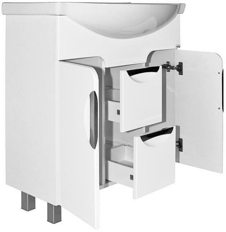 Тумба под раковину Mixline Кассиопея 75 529563 Белая Тумба под раковину Mixline Кассиопея 75 529563 Белая