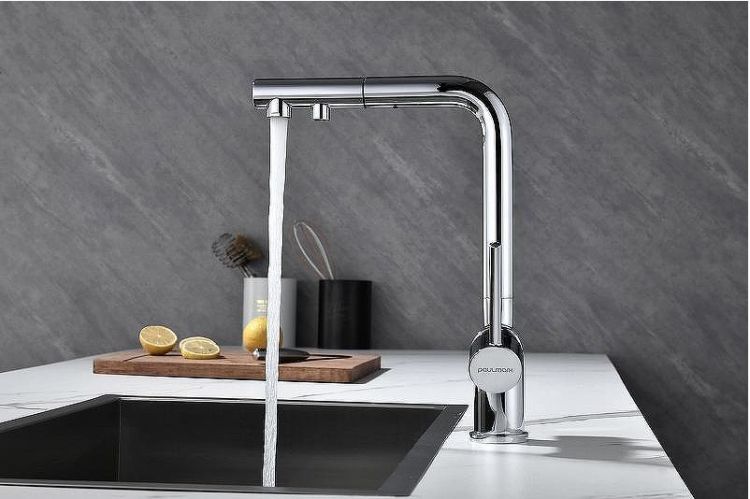 Смеситель для кухни Paulmark Serpentine Se213222-CR Хром Смеситель для кухни Paulmark Serpentine Se213222-CR Хром