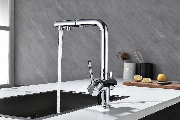 Смеситель для кухни Paulmark Serpentine Se213222-CR Хром Смеситель для кухни Paulmark Serpentine Se213222-CR Хром