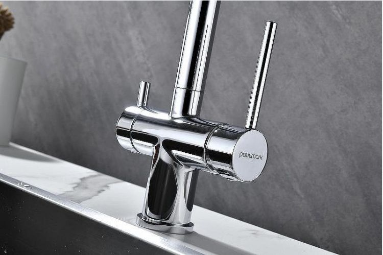 Смеситель для кухни Paulmark Serpentine Se213222-CR Хром Смеситель для кухни Paulmark Serpentine Se213222-CR Хром
