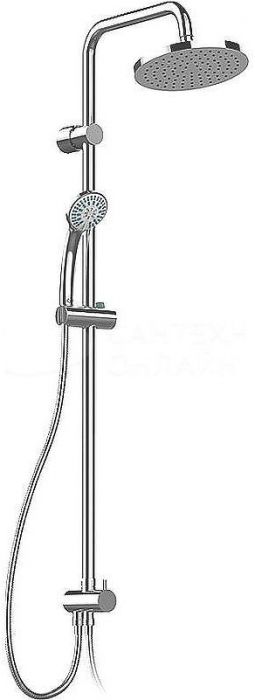 Душевая система Ideal Standard Ideal Rain Eco A6281AA Хром