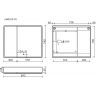 Зеркальный шкаф SANCOS для ванной комнаты SANCOS Mirror 890x150х740 мм, с LED подсветкой, цвет дуб галифакс натуральный, MI90EG