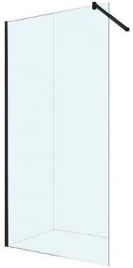 Душевая перегородка Berges Sky Black 90х200 064009 профиль Черный матовый стекло прозрачное