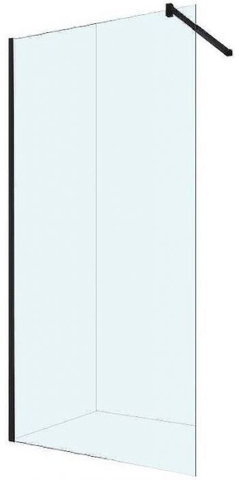 Душевая перегородка Berges Sky Black 90х200 064009 профиль Черный матовый стекло прозрачное
