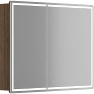 Зеркальный шкаф Sancos Mirror 100 MI100ECH с подсветкой Дуб чарльстон
