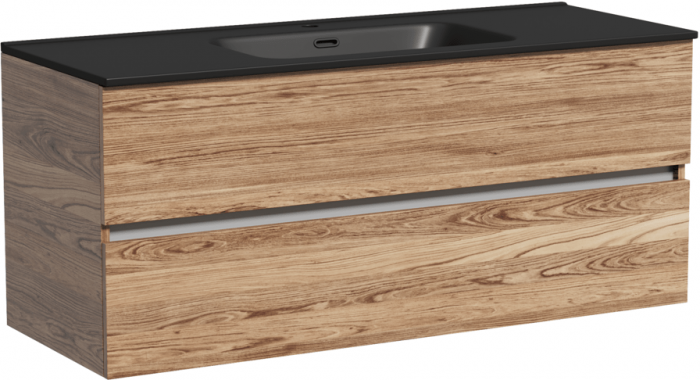 Тумба подвесная SANCOS под раковину Urban, дуб чарльстон 1190х450х550, UR120-1ECH