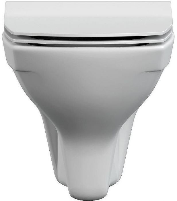 Комплект унитаза с инсталляцией Cersanit Carina 64440 с сиденьем Микролифт и клавишей смыва Хром матовый