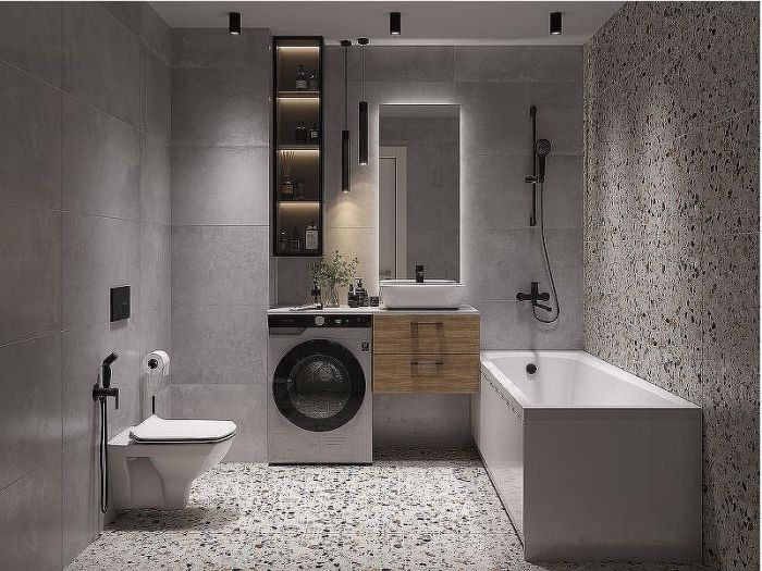 Комплект унитаза с инсталляцией Cersanit Carina 64440 с сиденьем Микролифт и клавишей смыва Хром матовый