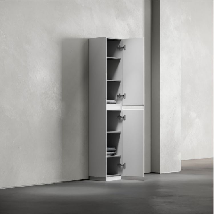 Шкаф-пенал SANCOS напольный Libra Floor, белый глянец 350х300х1870 мм, PLB35FW