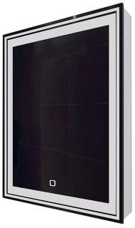 Зеркальный шкаф Mixline Мелис 60 L 547078 с подсветкой цвет Белый