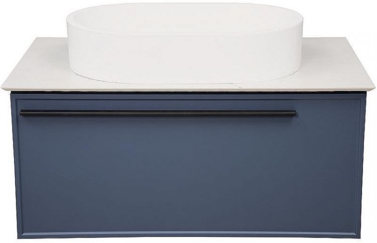 Тумба под раковину La Fenice Elba 80 FNC-01-ELB-BG-80 подвесная Синяя матовая