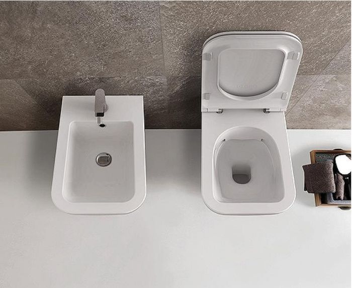 Унитаз Globo Stone STS05.BI подвесной без сиденья