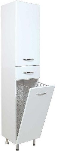 Шкаф пенал Onika Модерн 32.17 R 403212 с бельевой корзиной Белый